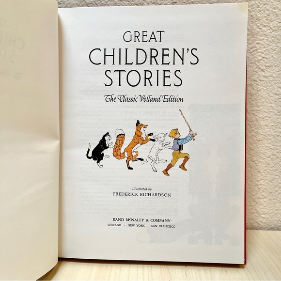 Classic Volland Edition Great Children’s Stories. Hardcover. - Picture 3 of 10